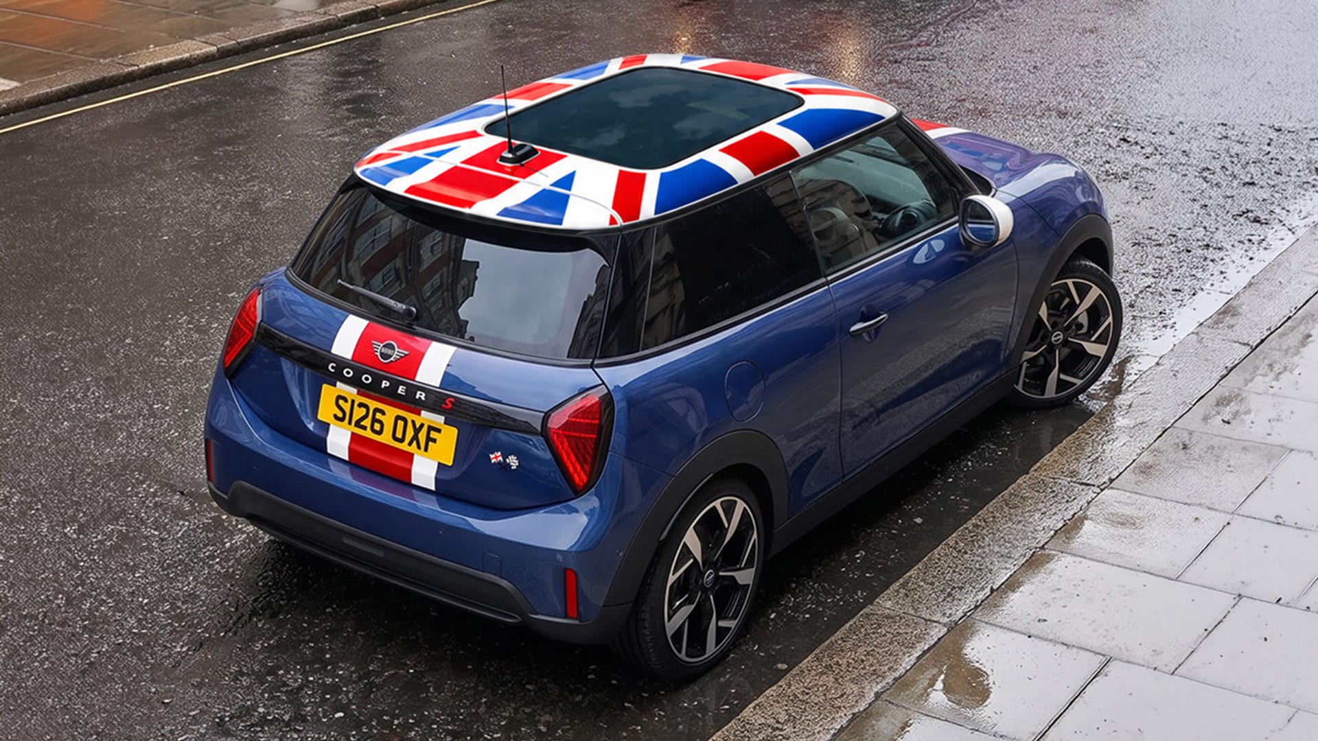 Full vehicle view of the MINI Cooper Oxford Edition.